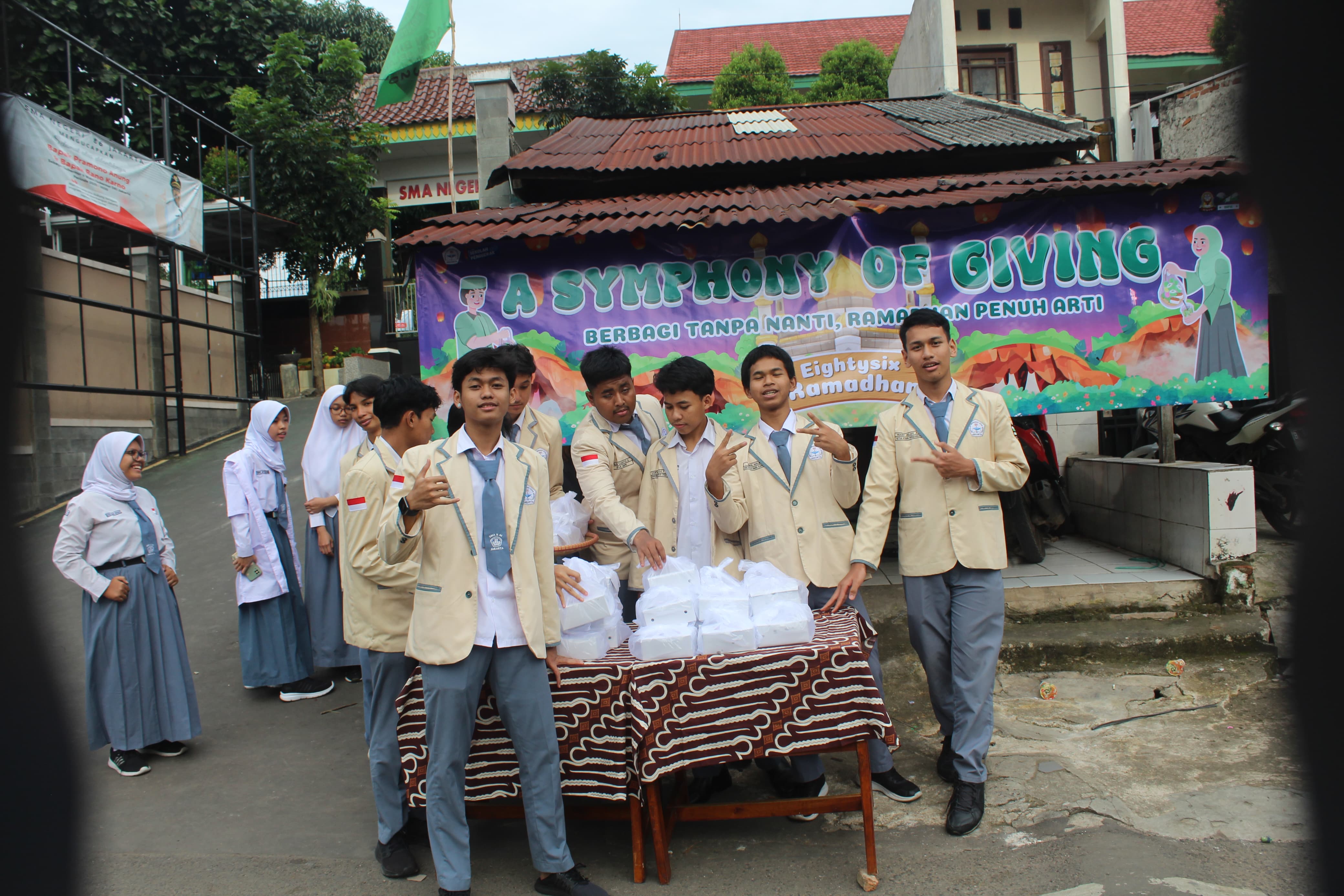 A Symphony of Giving SMAN 86 Jakarta