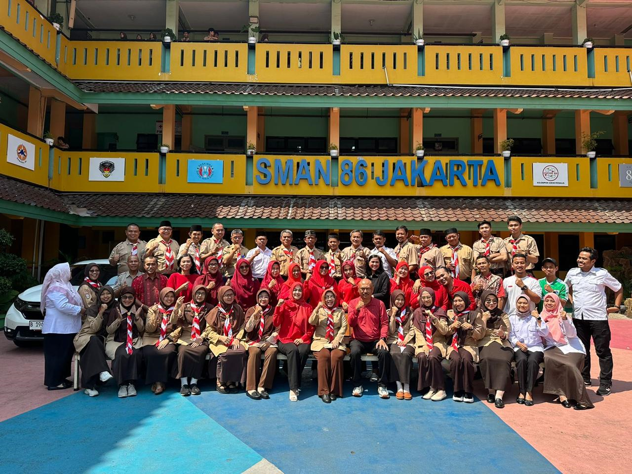 Kegiatan Soliditas Komite baru SMAN 86 Jakarta